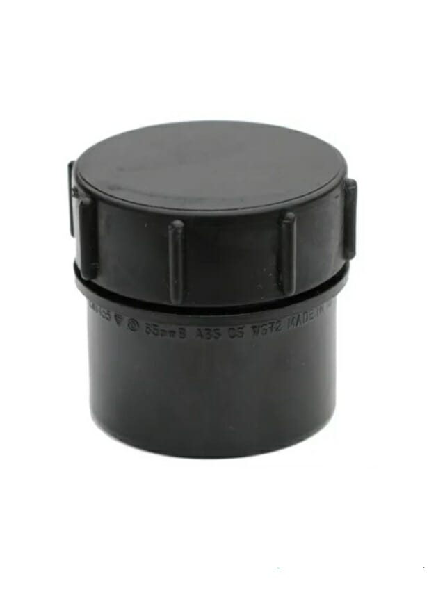 Black Solvent Weld Threaded End Cap West Midlands Koi