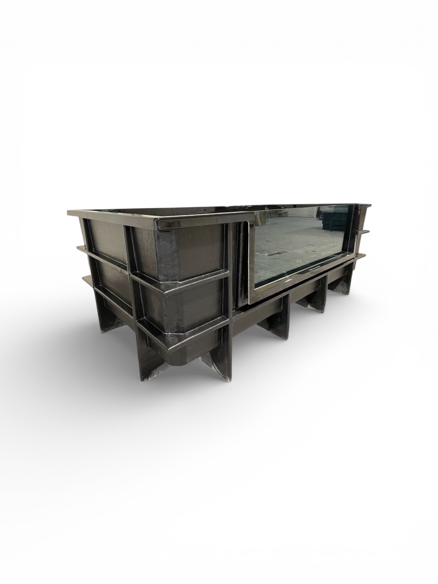 EZ2000I koi pond 2000 gallon GRP tank with infinity window