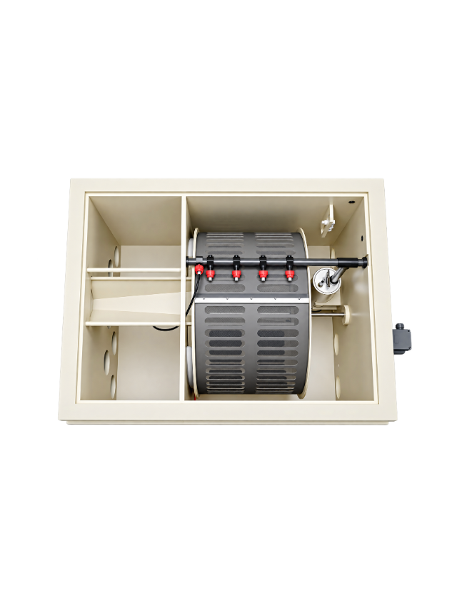 AquaKing Red Label 50/55 PRO automatic drum filter system for koi ponds