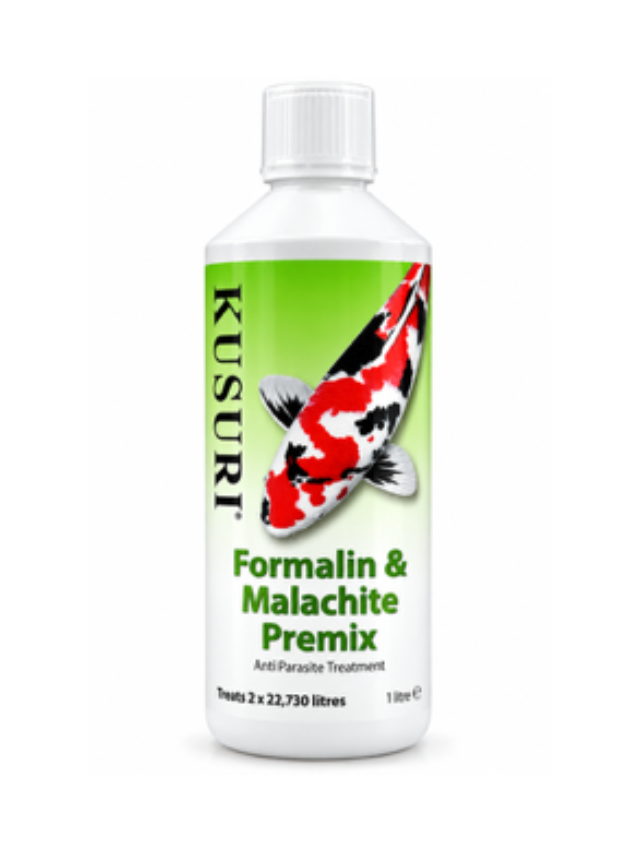 Kusuri Formalin and Malachite Green Premix koi pond treatment