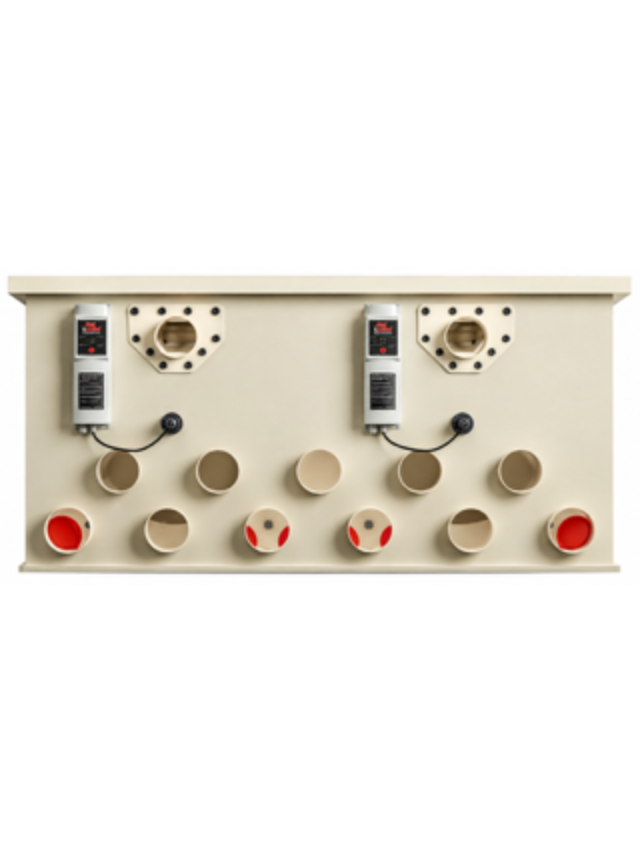 Red Label PRO Drum 100/200 XL Drum Filter for efficient koi pond filtration and water clarity.