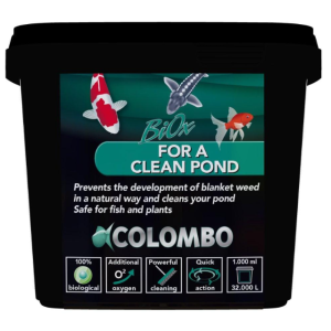 Colombo BiOx pond treatment for koi ponds and blanket weed control